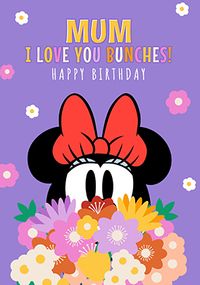 Tap to view Minnie Mouse Love You Bunches Mum Birthday Card